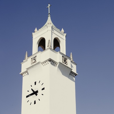 Sacred Heart Chapel clock tower