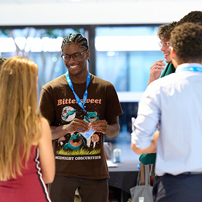 group of students at the CBA Fall Startup Weekend event