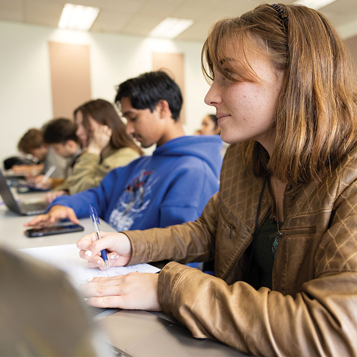 Students in an LMU Classroom