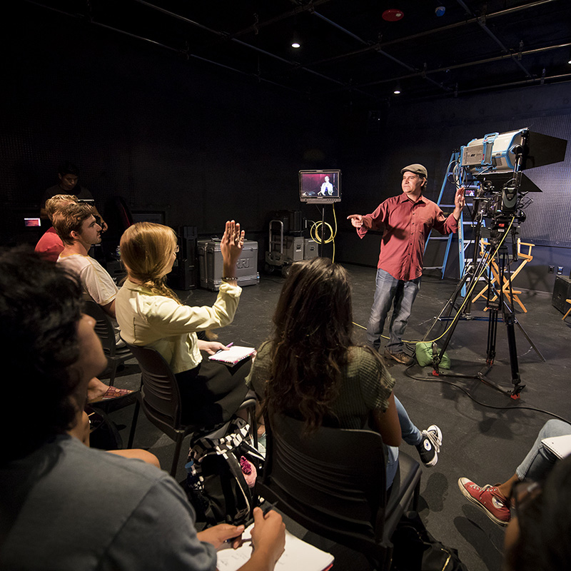 Class in session in a black box