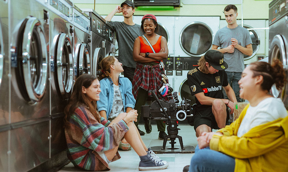 MFA SFTV students on location